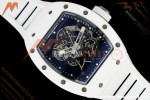 Richard Mille - RM055 Bubba Watson White CER/RU Wht/Blk Rehaut Skeleton APSF V2 RMUL2