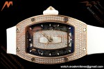 Richard Mille - RM07-01 Rose Gold Snow Set Diamond Wht/RU White Mop ZF Asian CRMA2