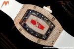 Richard Mille - RM07-01 Rose Gold Snow Set Diamond Wht/RU Red Lips ZF Asian CRMA2