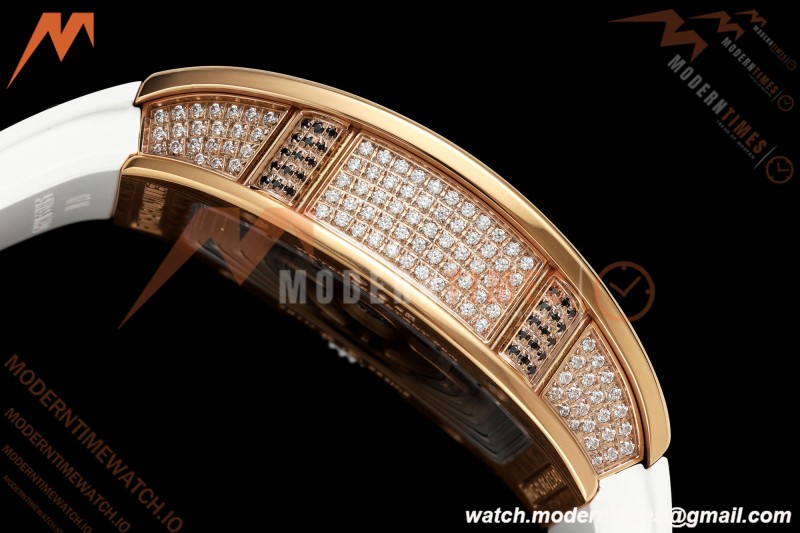 Richard Mille - RM07-01 Rose Gold Snow Set Diamond Wht/RU Red Lips ZF Asian CRMA2