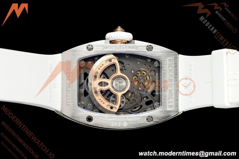 Richard Mille - RM07-01 Snow Set Diamond Crested Wht/RU White Mop ZF Asian CRMA2 | 리차드 밀 - RM07-01 스노우 세트 다이아몬드 크레스티드 화이트/RU 화이트 모프 ZF 아시안 CRMA2