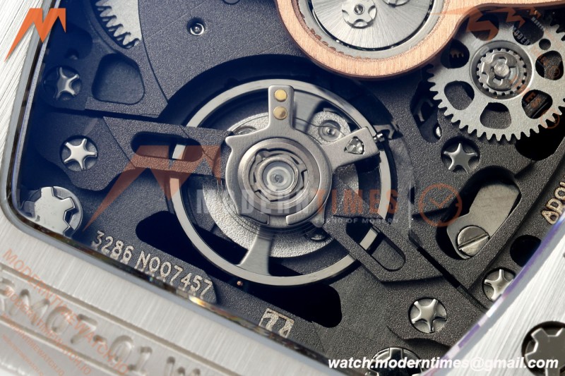 Richard Mille - RM07-01 Snow Set Diamond Crested Wht/RU White Mop ZF Asian CRMA2 | 리차드 밀 - RM07-01 스노우 세트 다이아몬드 크레스티드 화이트/RU 화이트 모프 ZF 아시안 CRMA2