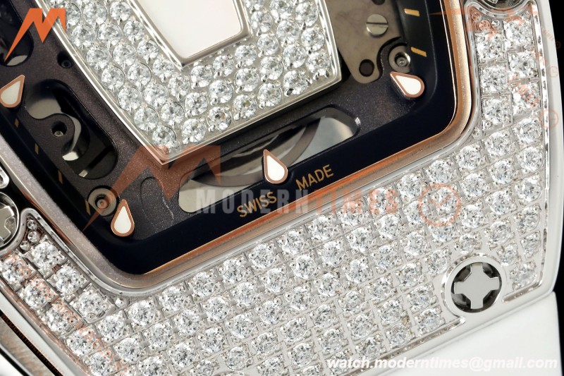 Richard Mille - RM07-01 Snow Set Diamond Crested Wht/RU White Mop ZF Asian CRMA2 | 리차드 밀 - RM07-01 스노우 세트 다이아몬드 크레스티드 화이트/RU 화이트 모프 ZF 아시안 CRMA2