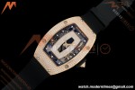 Richard Mille - RM07-01 Rose Gold Snow Set Diamond Blk/RU Black Onyx ZF Asian CRMA2