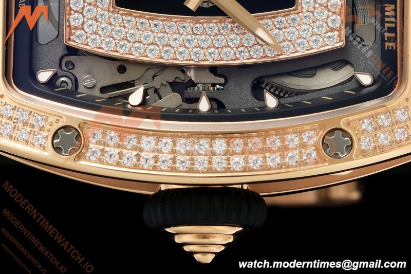 Richard Mille - RM07-01 Rose Gold Snow Set Diamond Blk/RU Black Onyx ZF Asian CRMA2