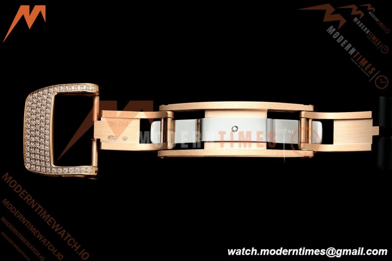 Richard Mille - RM07-01 Rose Gold Snow Set Diamond Blk/RU Red Lips ZF Asian CRMA2
