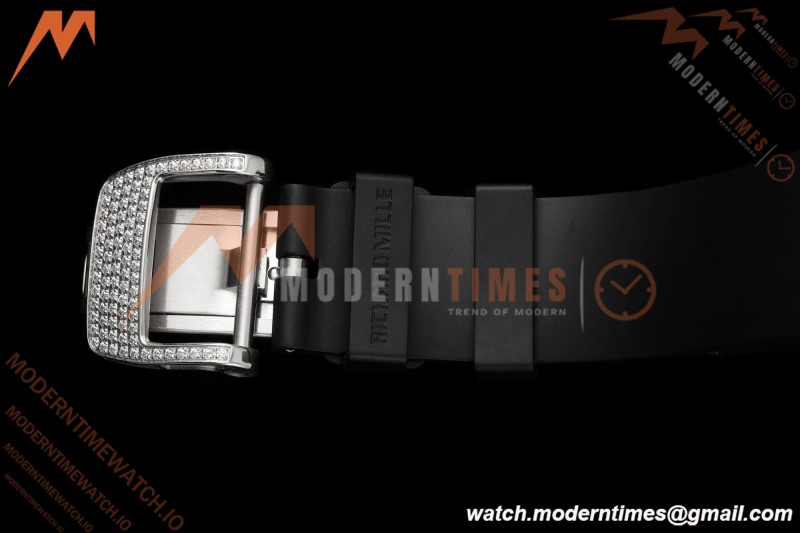 Richard Mille - RM07-01 Snow Set Diamond Crested Blk/RU Red Lips ZF Asian CRMA2