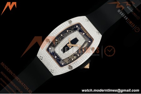 Richard Mille - RM07-01 Snow Set Diamond Crested Blk/RU Black Onyx ZF Asian CRMA2