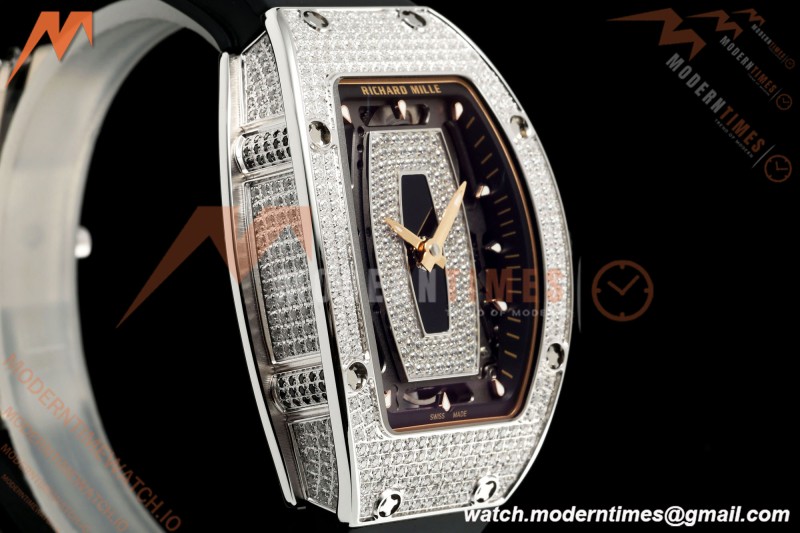 Richard Mille - RM07-01 Snow Set Diamond Crested Blk/RU Black Onyx ZF Asian CRMA2
