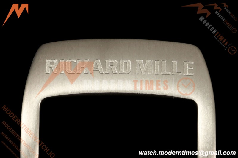 Richard Mille - RM055 AET Remould Transparent Crystal Black Strap Black Rehaut Skeleton SONIC RMUL2