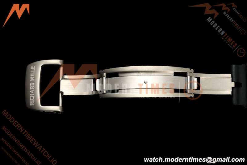 Richard Mille - RM055 AET Remould Transparent Crystal Black Strap Black Rehaut Skeleton SONIC RMUL2