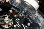 Richard Mille - RM055 AET Remould Transparent Crystal White Strap Blue Rehaut Skeleton SONIC RMUL2