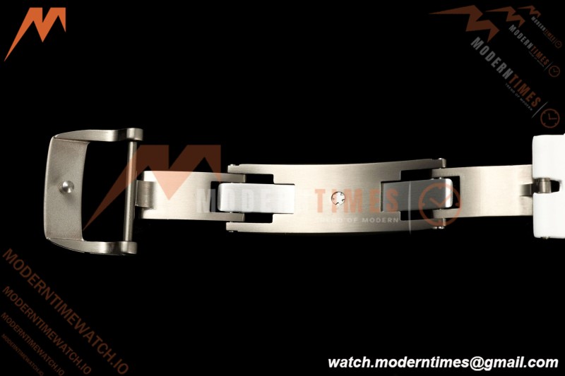 Richard Mille - RM055 AET Remould Transparent Crystal White Strap Blue Rehaut Skeleton SONIC RMUL2
