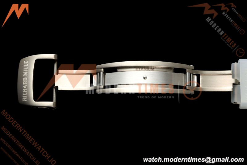 Richard Mille - RM055 AET Remould Transparent Crystal Transparent Strap Blue Rehaut Skeleton SONIC RMUL2