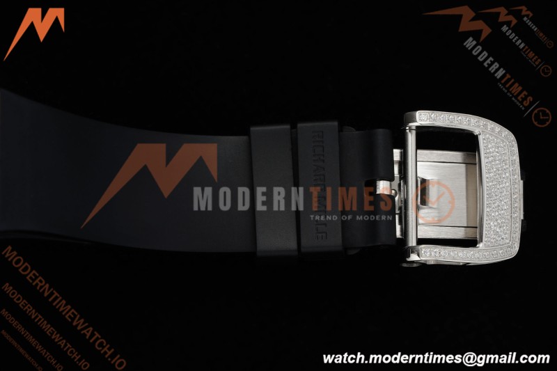 Richard Mille - RM07-01 Snow Set Diamond Crested Blk/RU/Wht Black Onyx ZF Asian CRMA2