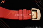 Richard Mille - RM07-01 Ladies Rose Gold Diamond Red/RU/Wht Red Lips ZF Asian CRMA2
