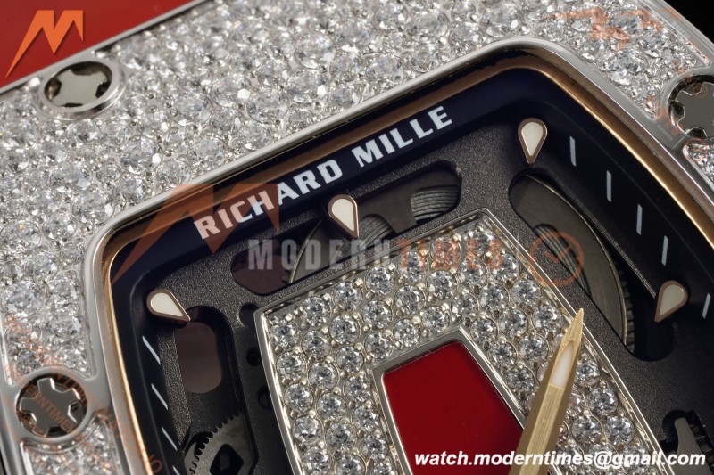 Richard Mille - RM07-01 Ladies Snow Set Diamond Red/RU/Wht Red Lips ZF Asian CRMA2