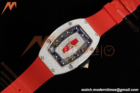 Richard Mille - RM07-01 Ladies Snow Set Diamond Red/RU/Wht Red Lips ZF Asian CRMA2 | 리차드 밀 - RM07-01 레이디스 스노우 세트 다이아몬드 레드/RU/화이트 레드 립 ZF 아시안 CRMA2