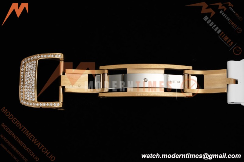 Richard Mille - RM07-01 Rose Gold Snow Set Diamond Wht/RU/Wht White Mop ZF Asian CRMA2