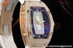 Richard Mille - RM07-01 Rose Gold Snow Set Diamond Wht/RU/Wht White Mop ZF Asian CRMA2