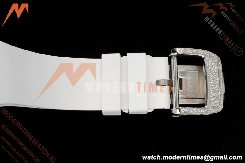 Richard Mille - RM07-01 Snow Set Diamond Crested Wht/RU/Wht White Mop ZF Asian CRMA2