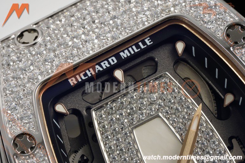 Richard Mille - RM07-01 Snow Set Diamond Crested Wht/RU/Wht White Mop ZF Asian CRMA2