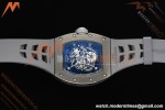 Richard Mille - RM055 Custom Made Free Sprung Gray CER/RU Black Skeleton ZGF RMUL2 | 리차드 밀 - RM055 커스텀 메이드 프리 스프링 그레이 CER/RU 블랙 스켈레톤 ZGF RMUL2