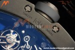 Richard Mille - RM055 Custom Made Free Sprung Gray CER/RU Black Skeleton ZGF RMUL2 | 리차드 밀 - RM055 커스텀 메이드 프리 스프링 그레이 CER/RU 블랙 스켈레톤 ZGF RMUL2