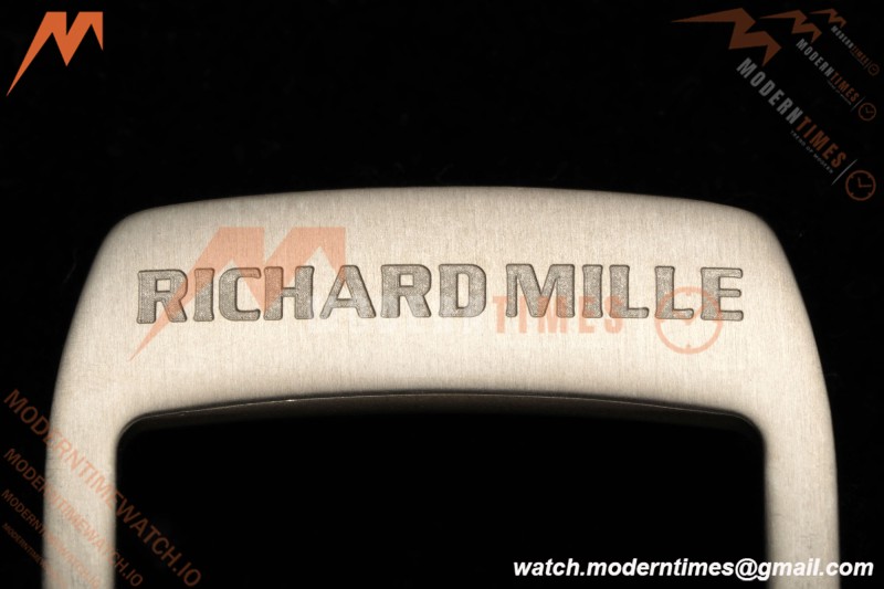 Richard Mille - RM055 Custom Made Free Sprung Gray CER/RU Black Skeleton ZGF RMUL2 | 리차드 밀 - RM055 커스텀 메이드 프리 스프링 그레이 CER/RU 블랙 스켈레톤 ZGF RMUL2