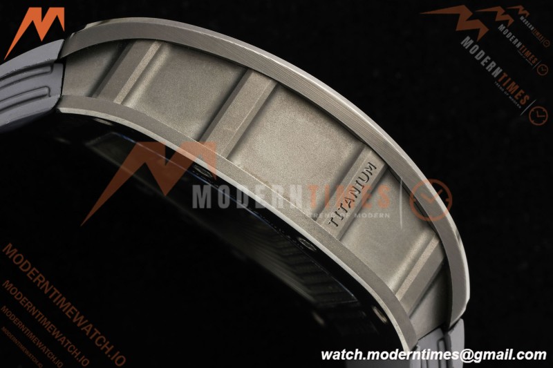 Richard Mille - RM055 Custom Made Free Sprung Gray CER/RU Black Skeleton ZGF RMUL2 | 리차드 밀 - RM055 커스텀 메이드 프리 스프링 그레이 CER/RU 블랙 스켈레톤 ZGF RMUL2