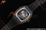Richard Mille - RM055 Custom Made Free Sprung Black NTPT/RU RG/Blk Skeleton ZGF RMUL2