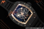 Richard Mille - RM055 Custom Made Free Sprung Black NTPT/RU RG/Blk Skeleton ZGF RMUL2