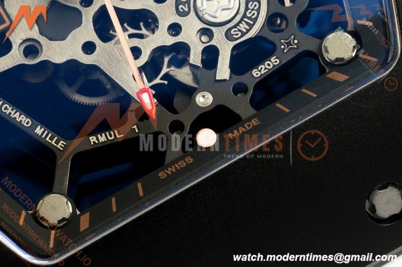 Richard Mille - RM035 Americas Rafael Nadal "Black Toro" CER/RU Blk/Ske Sonic RMUL1 | 리차드 밀 - RM035 아메리카스 라파엘 나달 "블랙 토로" CER/RU 블랙/스킨 소닉 RMUL1