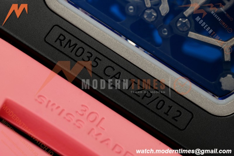 Richard Mille - RM035 Americas Rafael Nadal Pink CER/RU Blk/Ske Sonic RMUL1