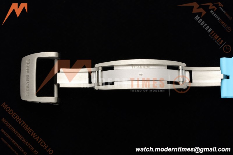 Richard Mille - RM055 Bubba Watson Japan Edition CER/RU Wht/Blu Rehaut Skeleton APSF RMUL2