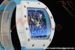 Richard Mille - RM055 Bubba Watson Japan Edition CER/RU Wht/Blu Rehaut Skeleton APSF RMUL2