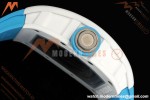 Richard Mille - RM055 Bubba Watson Japan Edition CER/RU Wht/Blu Rehaut Skeleton APSF RMUL2