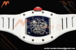 Richard Mille - RM055 Bubba Watson Asia Edition CER/RU Wht/Red Rehaut Skeleton APSF RMUL2
