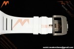 Richard Mille - RM055 Bubba Watson Asia Edition CER/RU Wht/Red Rehaut Skeleton APSF RMUL2