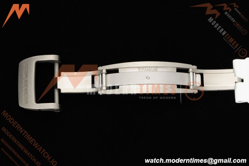 Richard Mille - RM055 Bubba Watson Asia Edition CER/RU Wht/Red Rehaut Skeleton APSF RMUL2