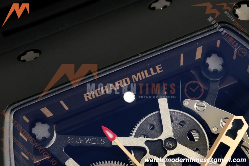 Richard Mille - RM035 Americas Rafael Nadal "Black Toro" CER/RG/RU Blk/Ske ZF RMUL1