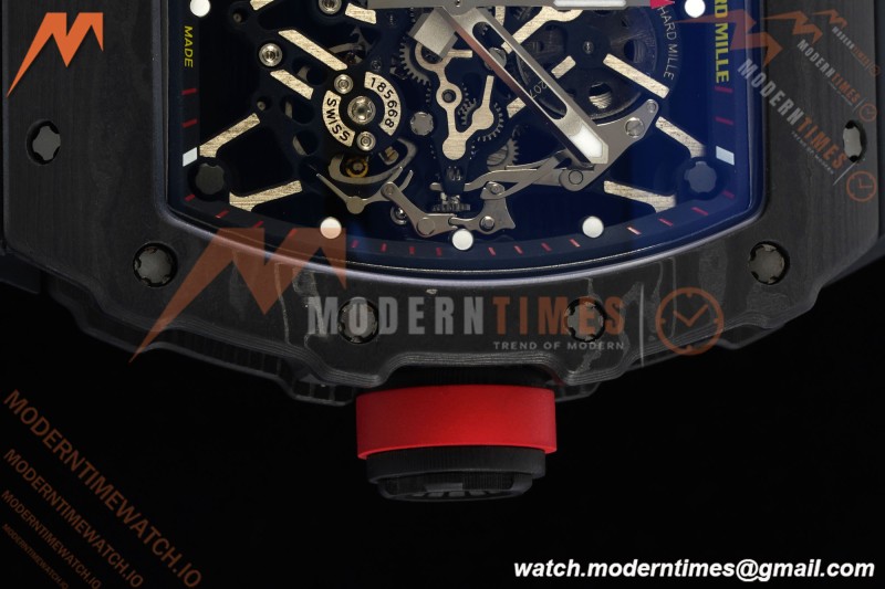 Richard Mille - RM35-01 Rafael Nadal Blk/Blk/Red FC/VRU ZF Hand-wind RMUL3 | 리차드 밀 - RM35-01 라파엘 나달 블랙/블랙/레드 FC/VRU ZF 수동 와인딩 RMUL3