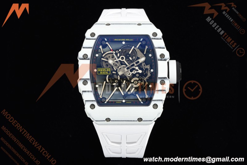 Richard Mille - RM35-01 Rafael Nadal Wht/Wht/Wht FC/VRU ZF Hand-wind RMUL3