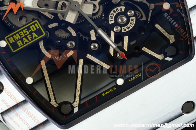 Richard Mille - RM35-01 Rafael Nadal Wht/Blk/Blk FC/VRU ZF Hand-wind RMUL3