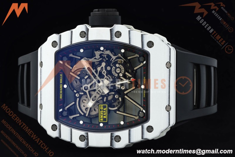 Richard Mille - RM35-01 Rafael Nadal Wht/Blk/Blk FC/VRU ZF Hand-wind RMUL3