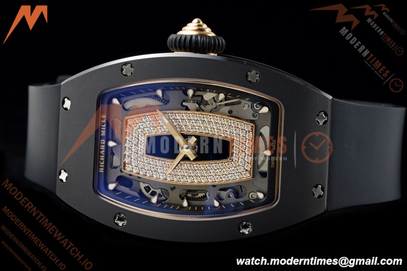 Richard Mille - RM07-01 Black Ceramic CER/RU Black Onyx ZF Asian CRMA2 | 리차드 밀 - RM07-01 블랙 세라믹 CER/RU 블랙 오닉스 ZF 아시안 CRMA2