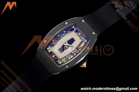Richard Mille - RM07-01 Black Ceramic CER/RU Black Onyx ZF Asian CRMA2