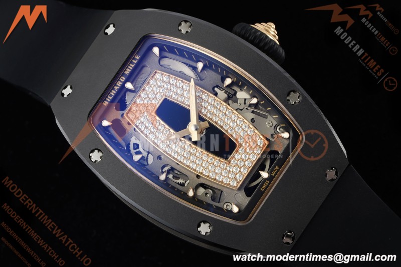 Richard Mille - RM07-01 Black Ceramic CER/RU Black Onyx ZF Asian CRMA2 | 리차드 밀 - RM07-01 블랙 세라믹 CER/RU 블랙 오닉스 ZF 아시안 CRMA2
