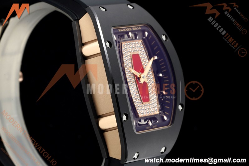 Richard Mille - RM07-01 Black Ceramic CER/RU Red Onyx ZF Asian CRMA2 | 리차드 밀 - RM07-01 블랙 세라믹 CER/RU 레드 오닉스 ZF 아시안 CRMA2