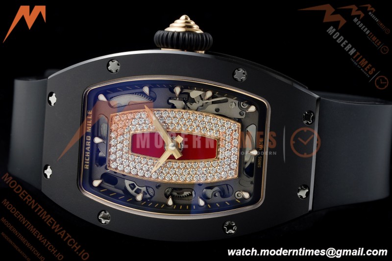 Richard Mille - RM07-01 Black Ceramic CER/RU Red Onyx ZF Asian CRMA2 | 리차드 밀 - RM07-01 블랙 세라믹 CER/RU 레드 오닉스 ZF 아시안 CRMA2